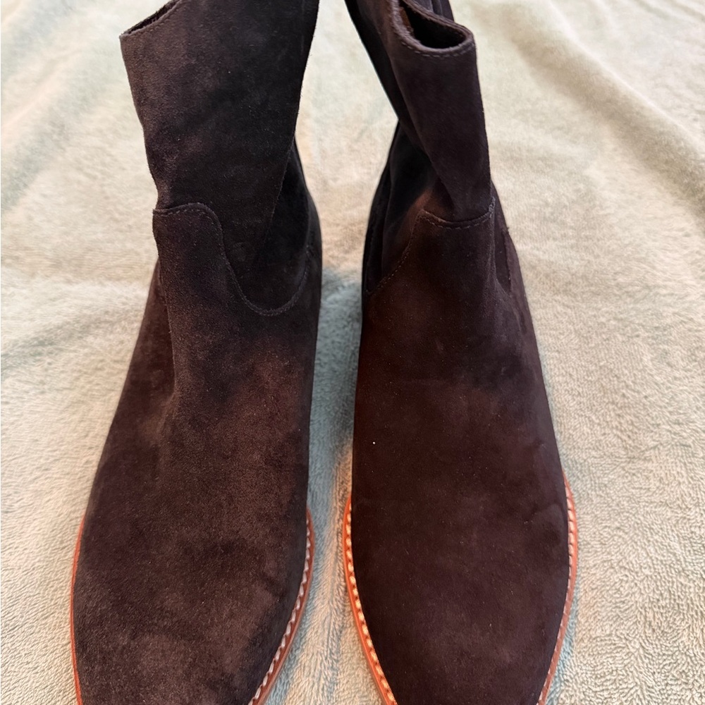 Vince Women's Black Suede Ankle Boots